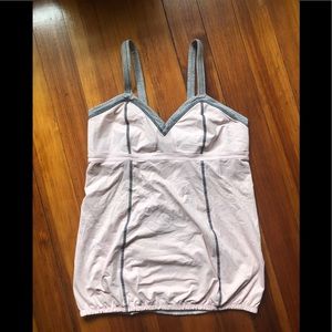 Lululemon light pink athletic tank 12